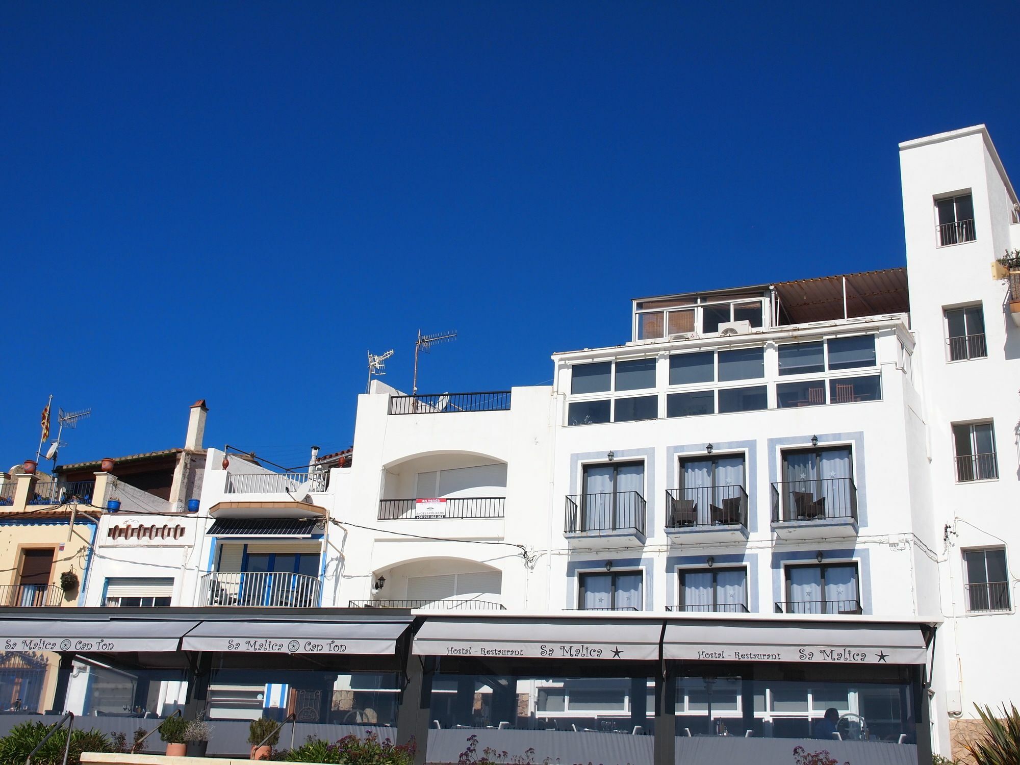 Hostal Sa Malica Blanes Buitenkant foto